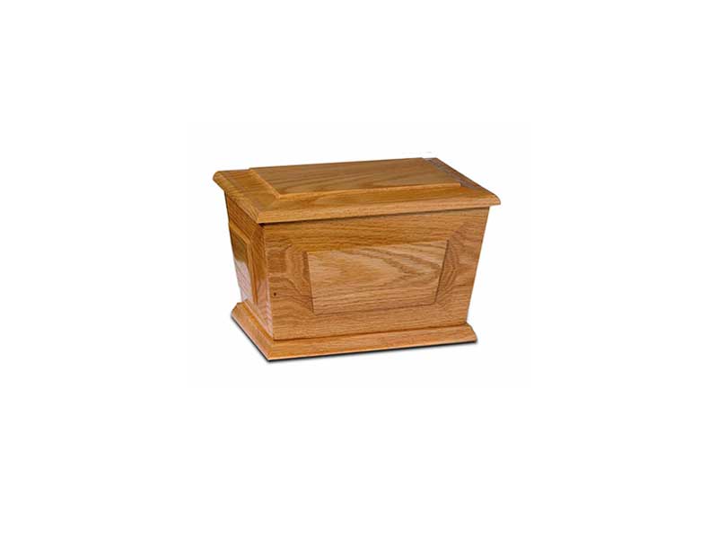 Ashes Casket Hereford Light Oak - Fallon Family Funerals