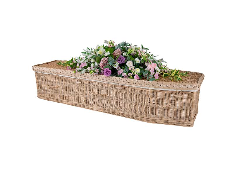 Coffins Traditional Gold Willow - Fallon Family Funerals