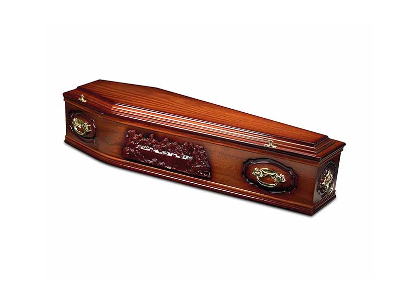 Coffins Westminster Dark Mahogany - Fallon Family Funerals