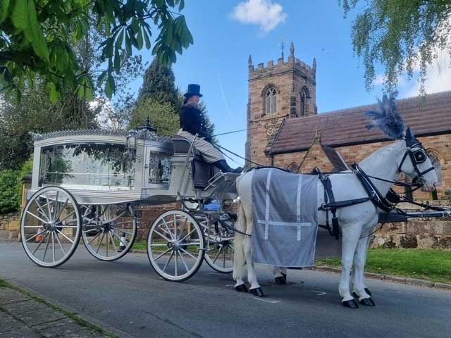 horse drawn funeral
